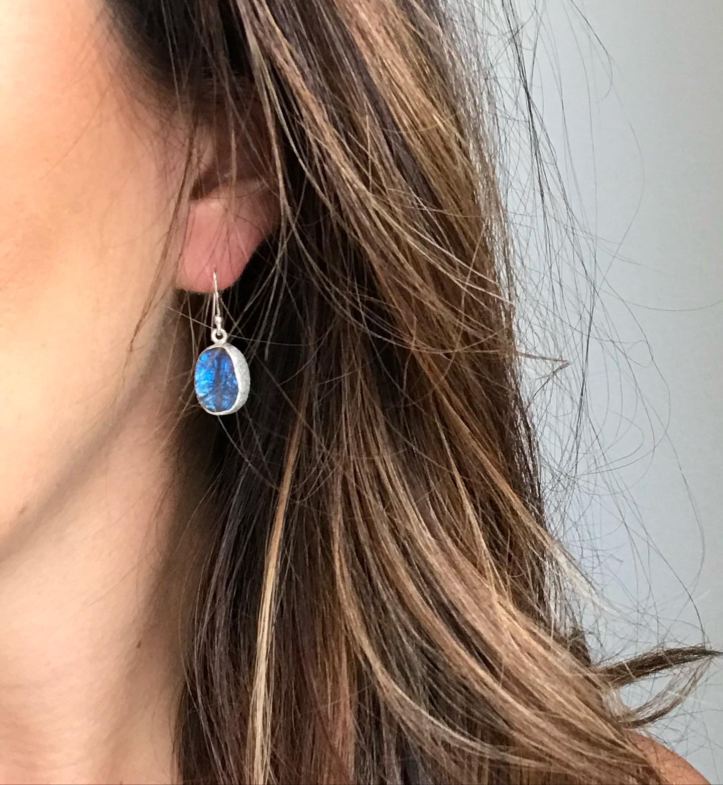 Birchy Bay Raw Labradorite Earrings