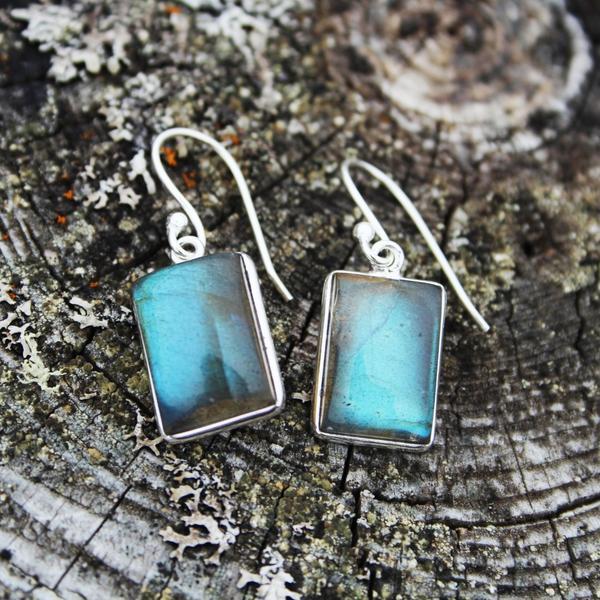 Petty Harbour Labradorite Earrings