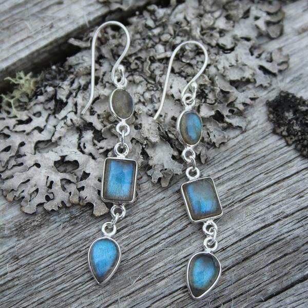 Cape Race Labradorite Earrings